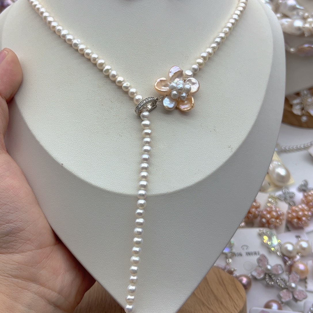 淡水珍珠未镶嵌颈饰