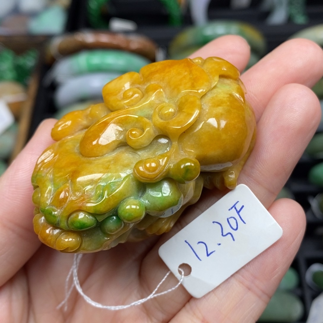 翡翠项链未镶嵌貔貅8号