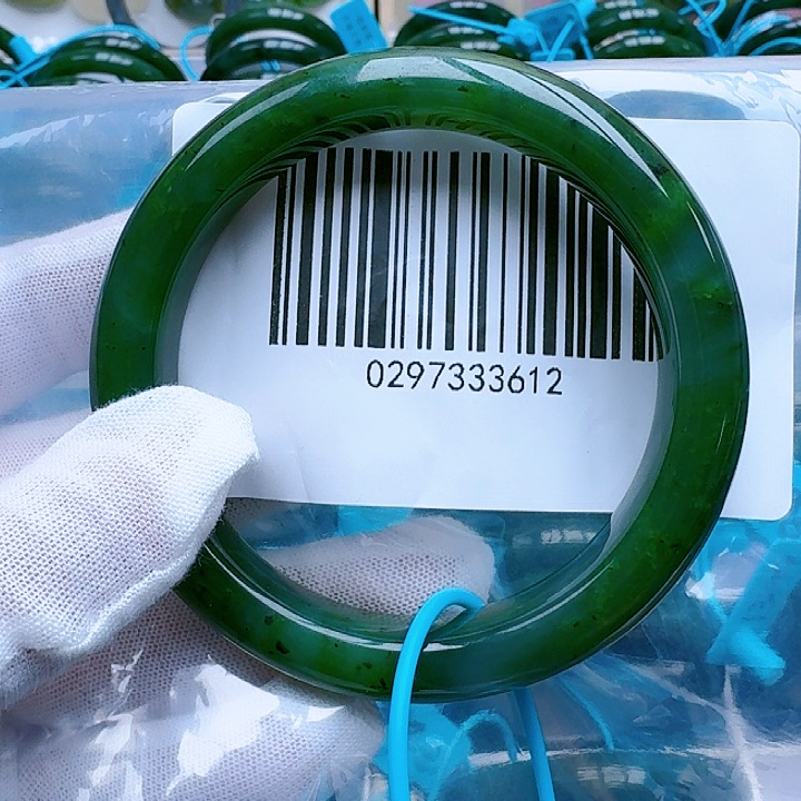 和田玉（碧玉）手镯未镶嵌微瑕998