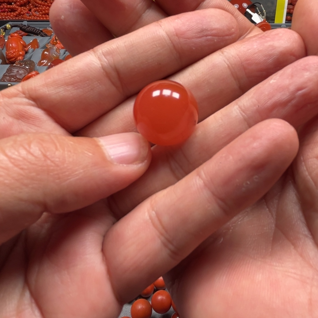 一***航南红玛瑙未镶嵌手链