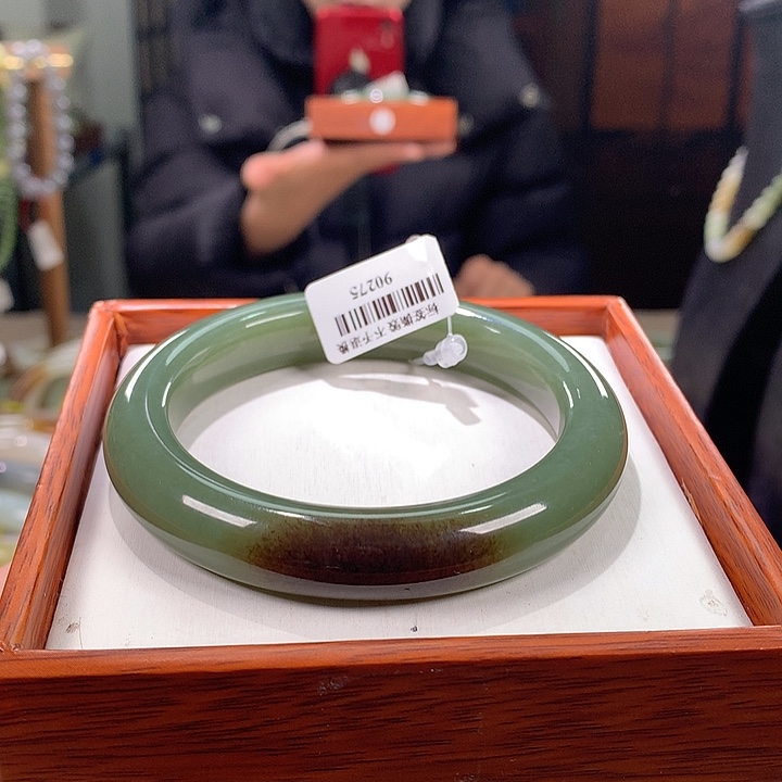 和田玉手镯未镶嵌59/60