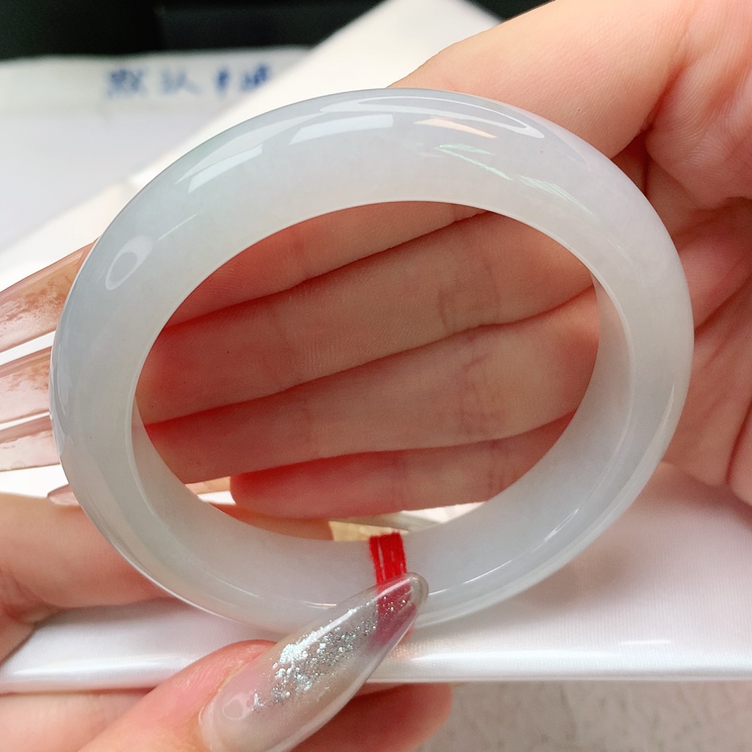 未镶嵌手镯翡翠正圈54