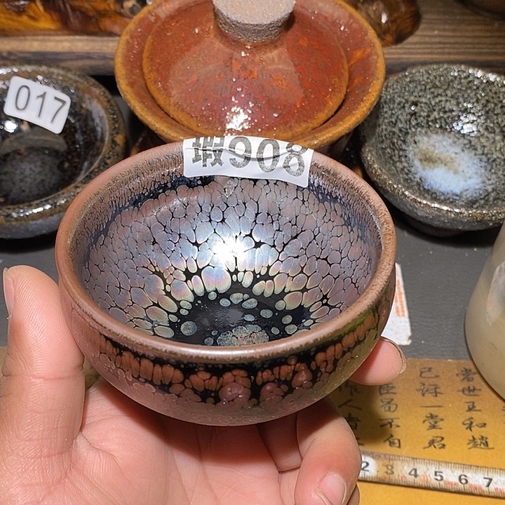 茶盏微瑕建盏主人杯子