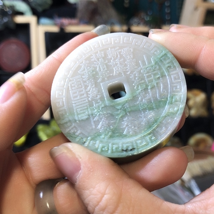 岫玉未镶嵌岫玉挂件