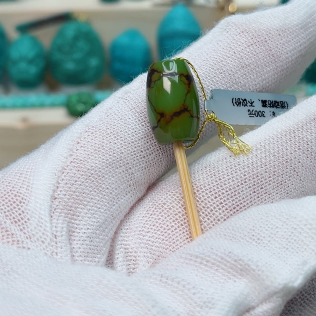 绿松石桶珠未镶嵌韵*