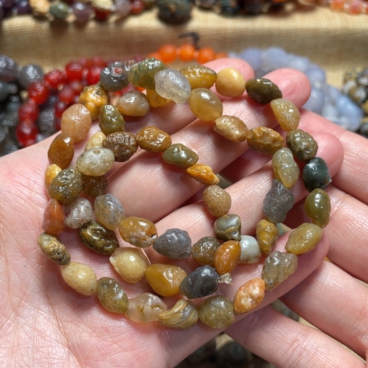 玛瑙/玉髓合金手链