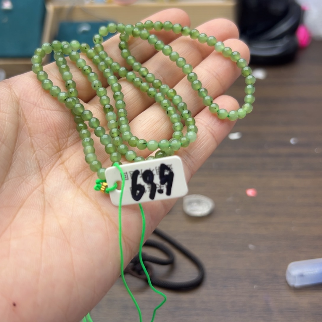 和田玉未镶嵌颈饰1011