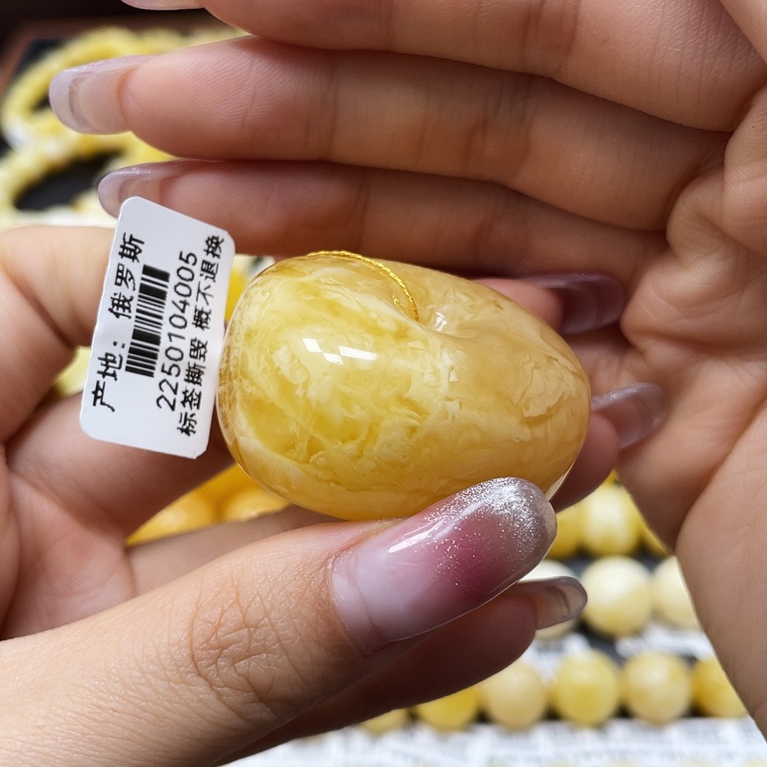 蜜蜡裸石未镶嵌藏扣39✖️31✖️22mm福利