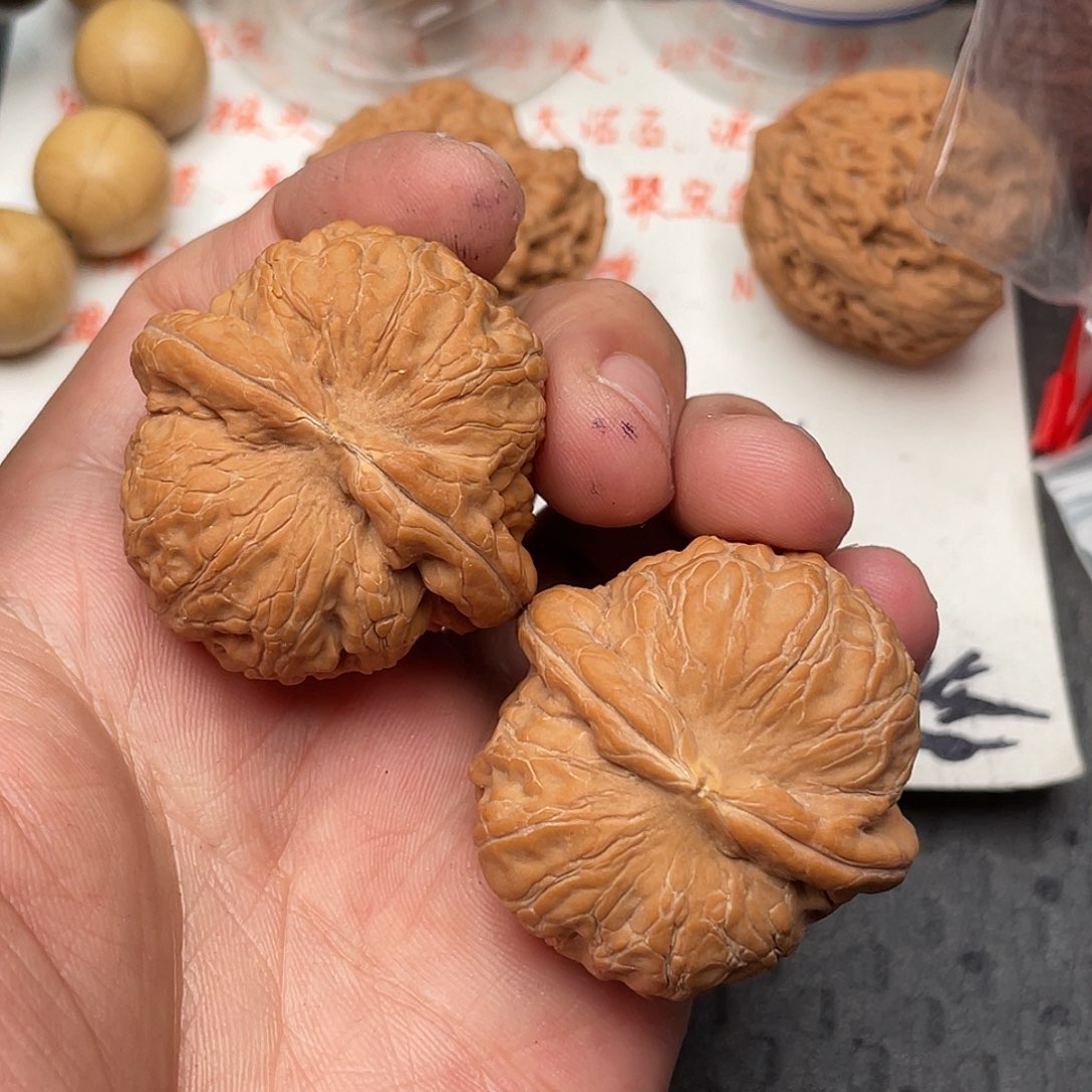 文玩核桃把件夏*雨元宝