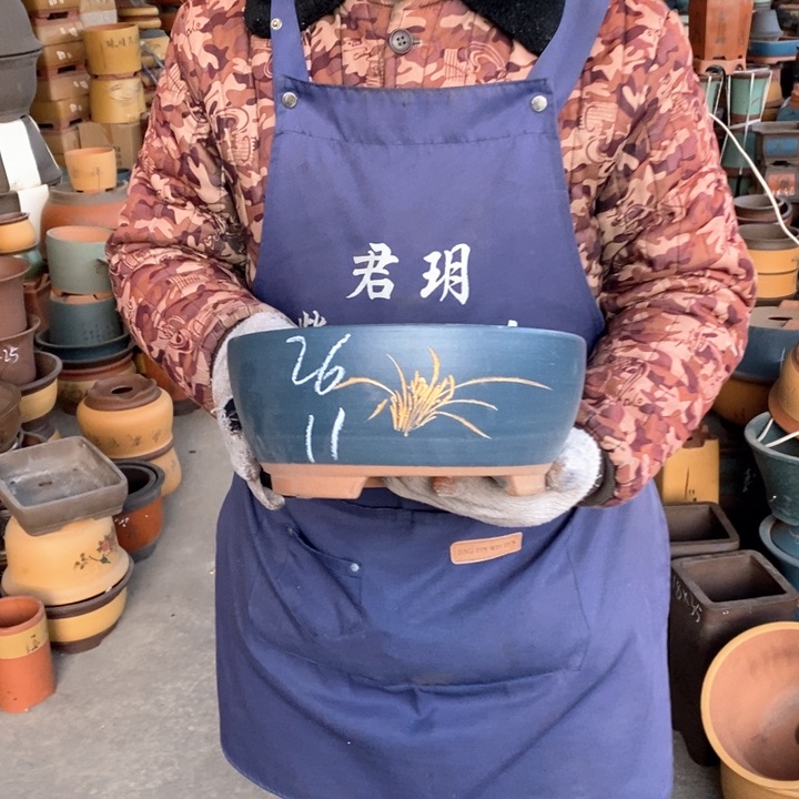 紫砂花盆紫砂花盆