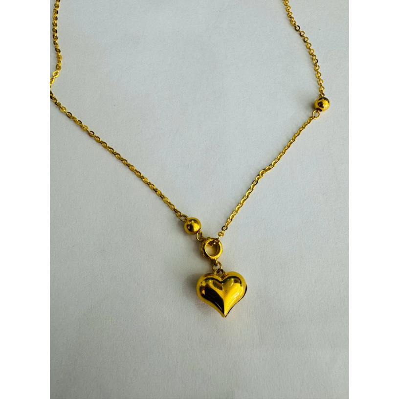 【小云专享】足金999饰品 爱心套链 4.68 GP