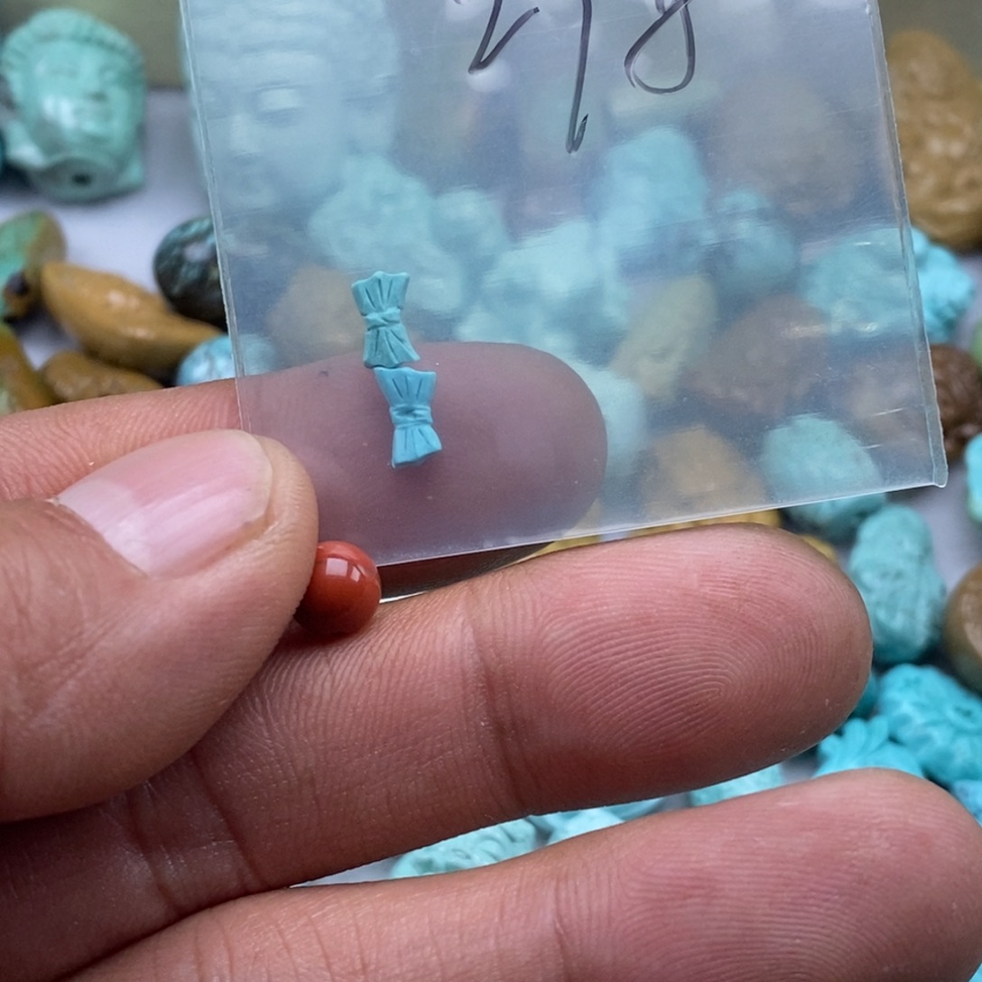 柠***泡南红玛瑙未镶嵌珠宝半成品