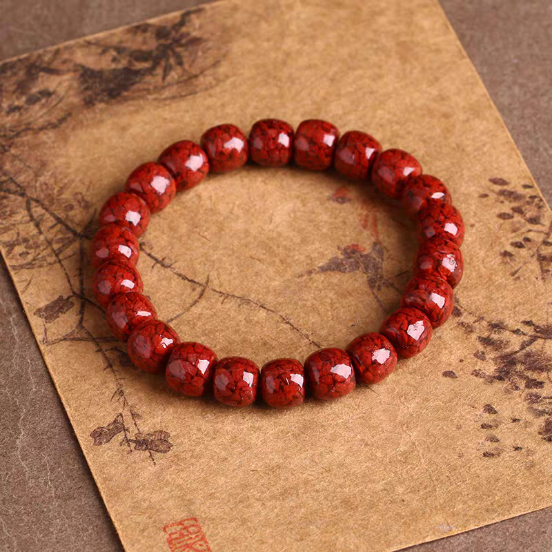 晶体砂桶珠8m女款手串