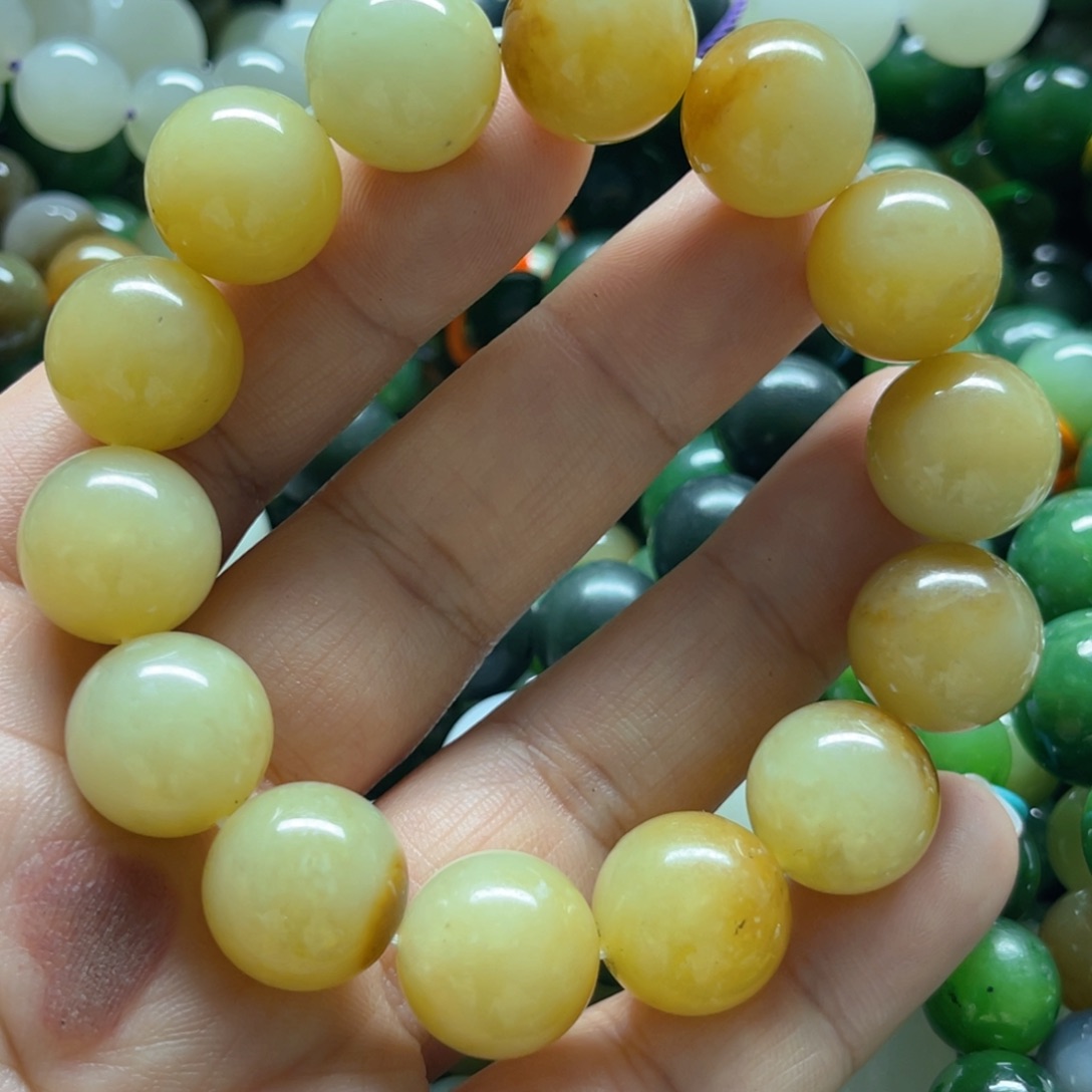 和田玉手链未镶嵌