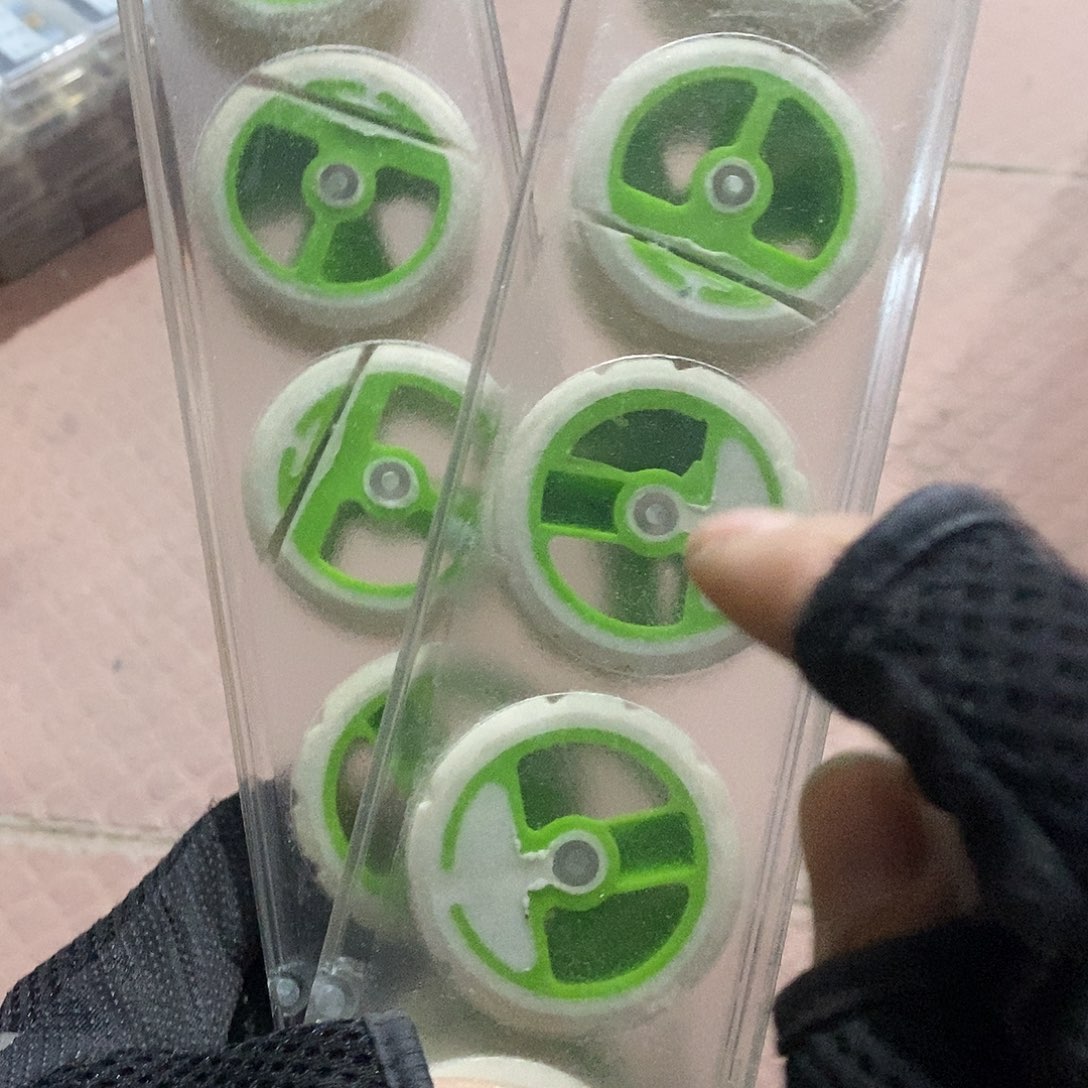 绿色硅胶轴主线盒2盒，