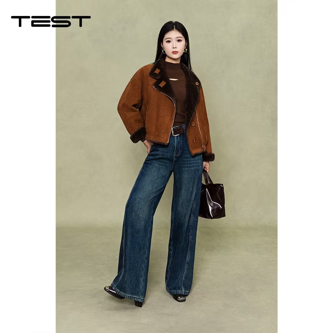 她之蝶时尚绒外套双面款2254132