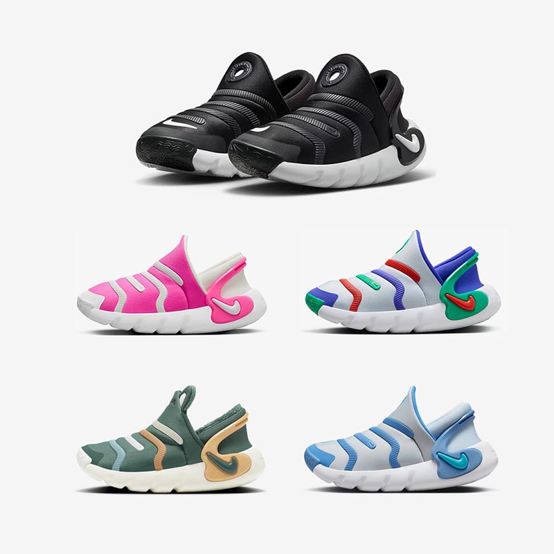 正品NIKE耐克新款毛毛虫儿童鞋男女童一脚蹬轻便休闲运动鞋FD0553