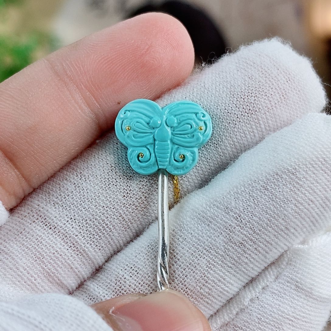 未镶嵌绿松石珠宝奇石