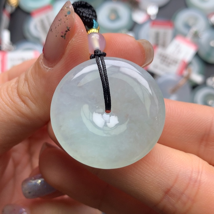 翡翠未镶嵌颈饰翡翠饰品30.5-5.6