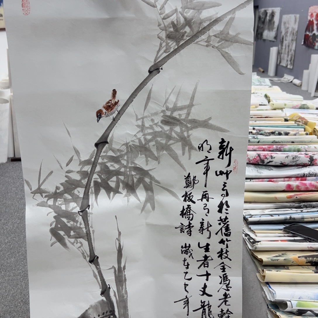 国画纯手绘字画宣纸