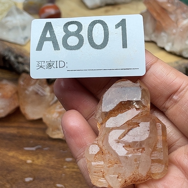 中***官水晶未镶嵌珠宝半成品默认微瑕