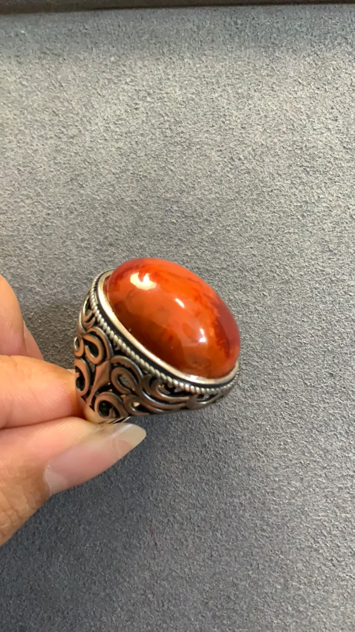 特色南红玛瑙戒指