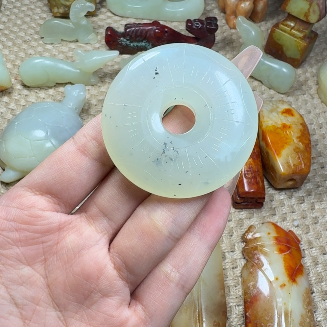 白玉菩提吊坠挂件