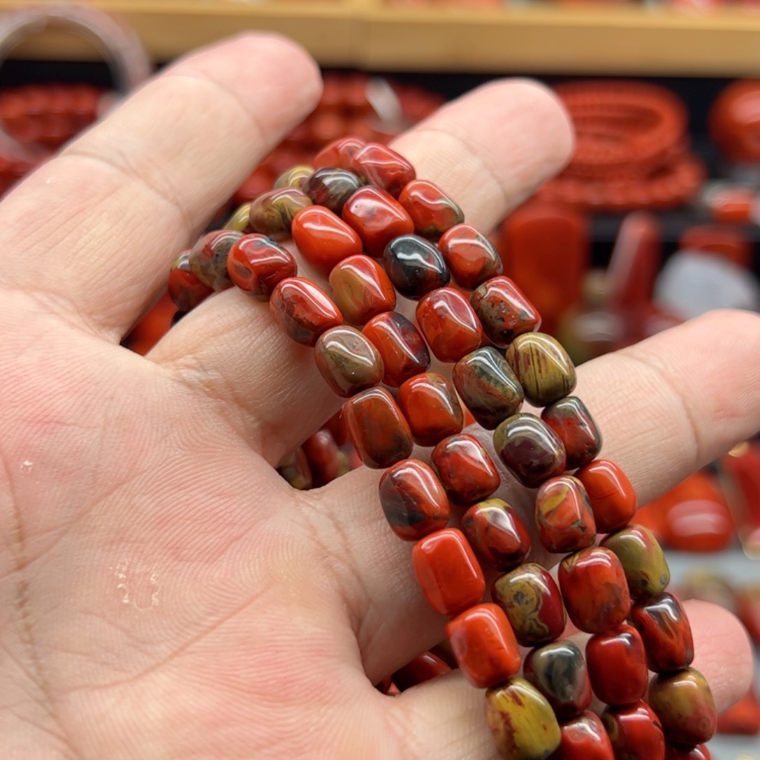 南红玛瑙多圈未镶嵌