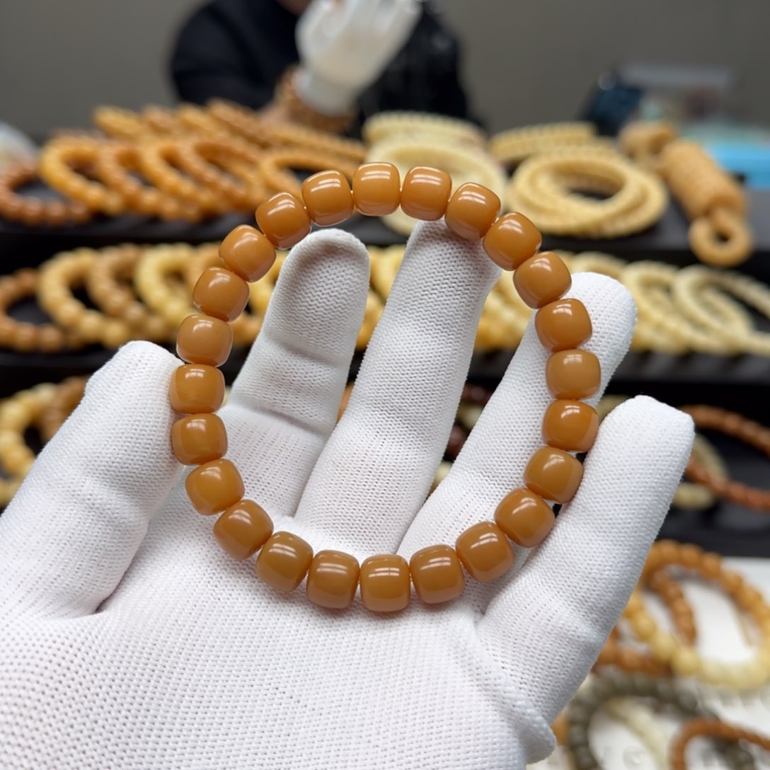 【闪购商品】菩提根/象牙果手串9×10 11年 鬼工