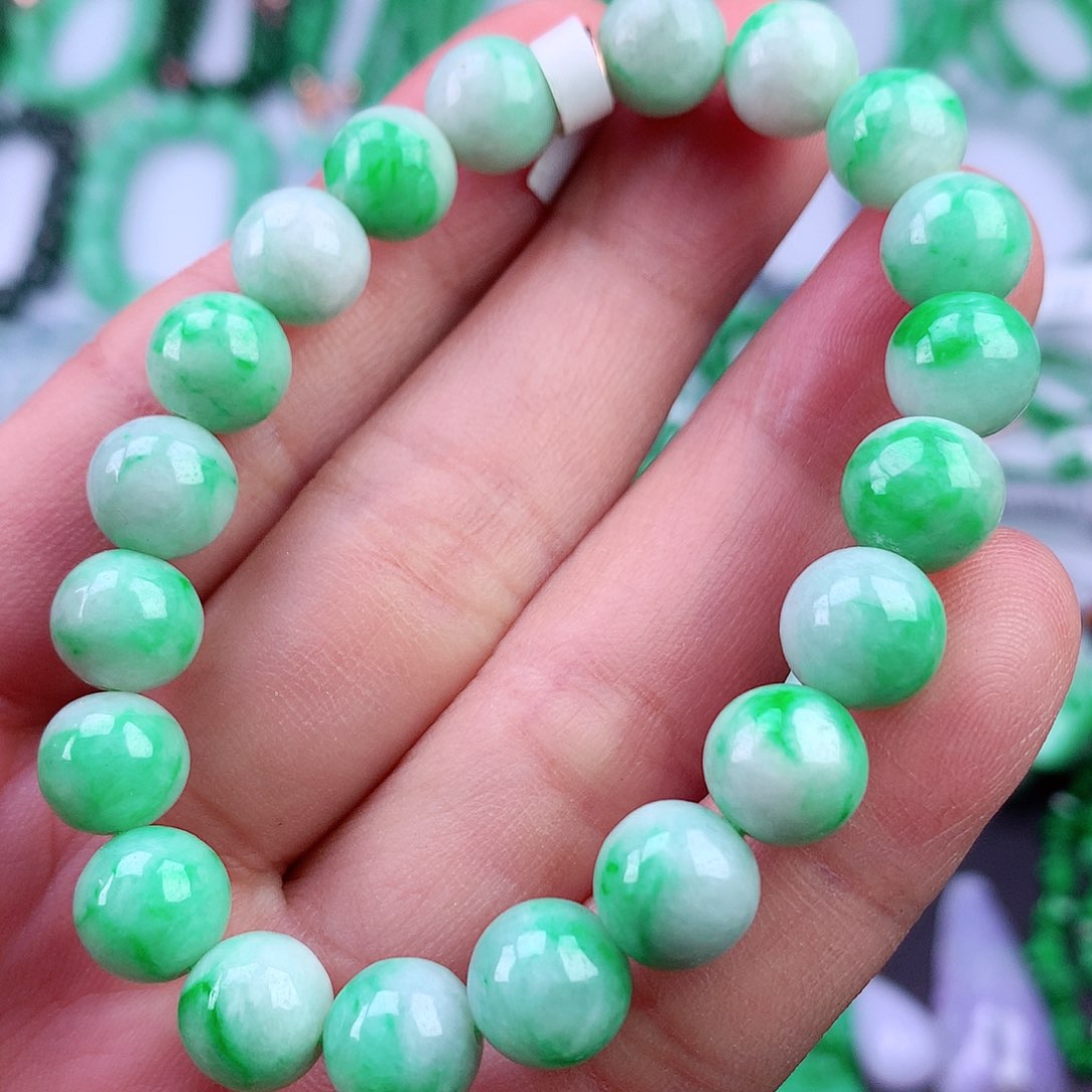 未镶嵌手链翡翠手串