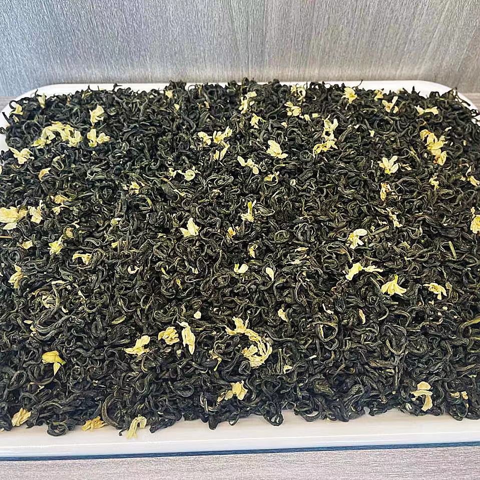 福利2025明前茉莉花茶浓香型明前茉莉飘雪口粮茶口感重一斤袋装茶