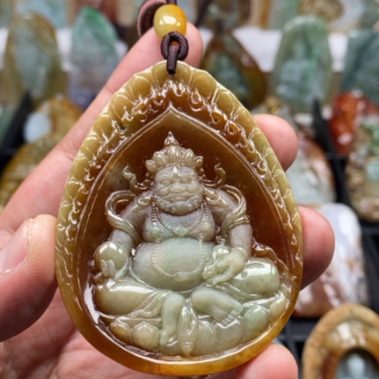 【闪购商品】翡翠颈饰未镶嵌缅甸翡翠A货吊坠