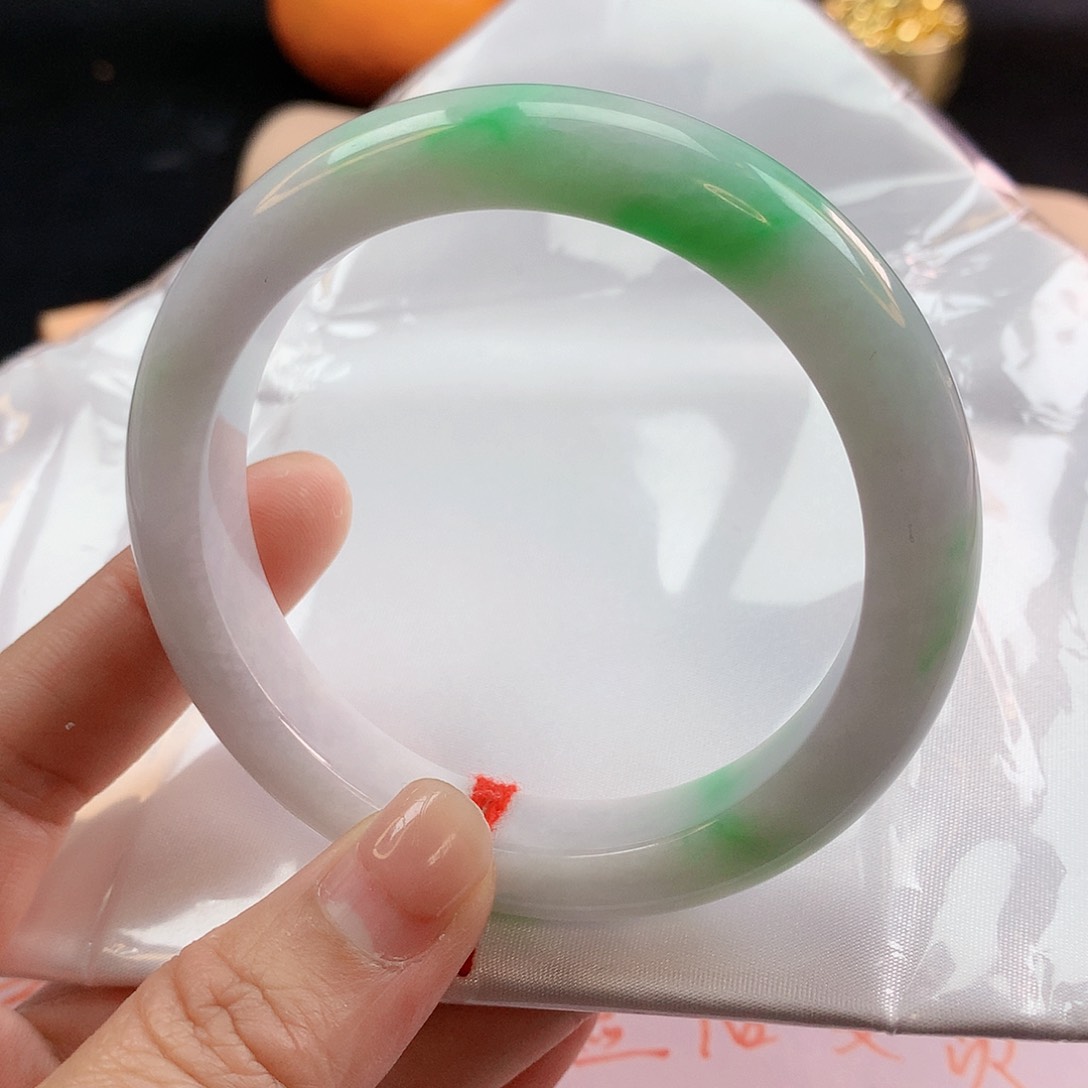 翡翠手镯未镶嵌58圈2450