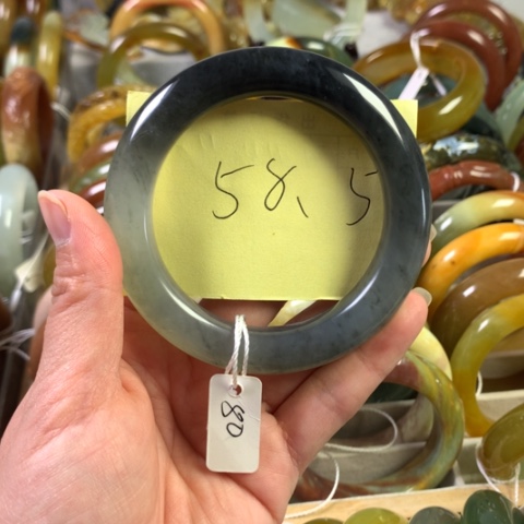 岫玉手镯未镶嵌15号