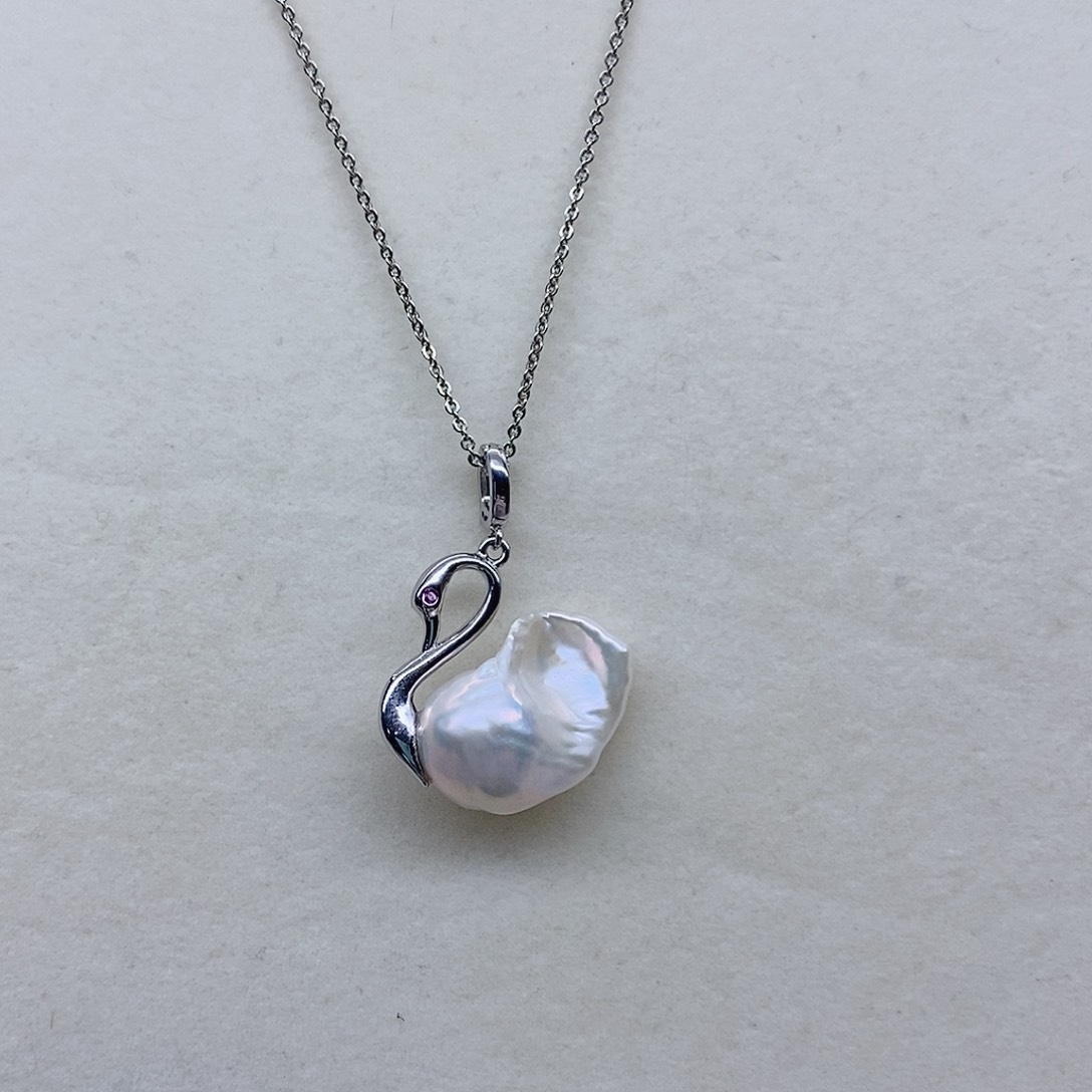 淡水珍珠吊坠(不含链)未镶嵌