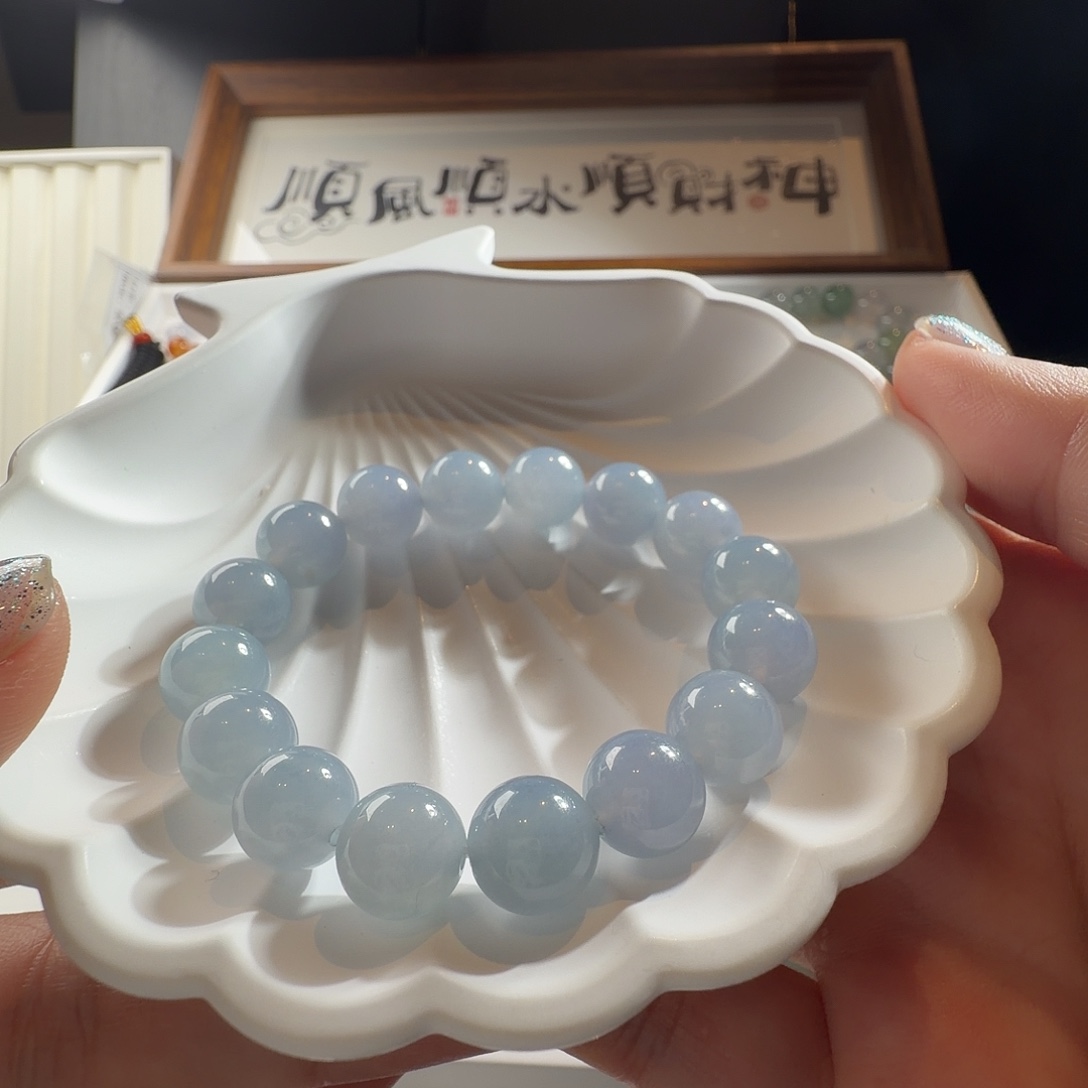 ****嘎翡翠未镶嵌手串翡翠手串10