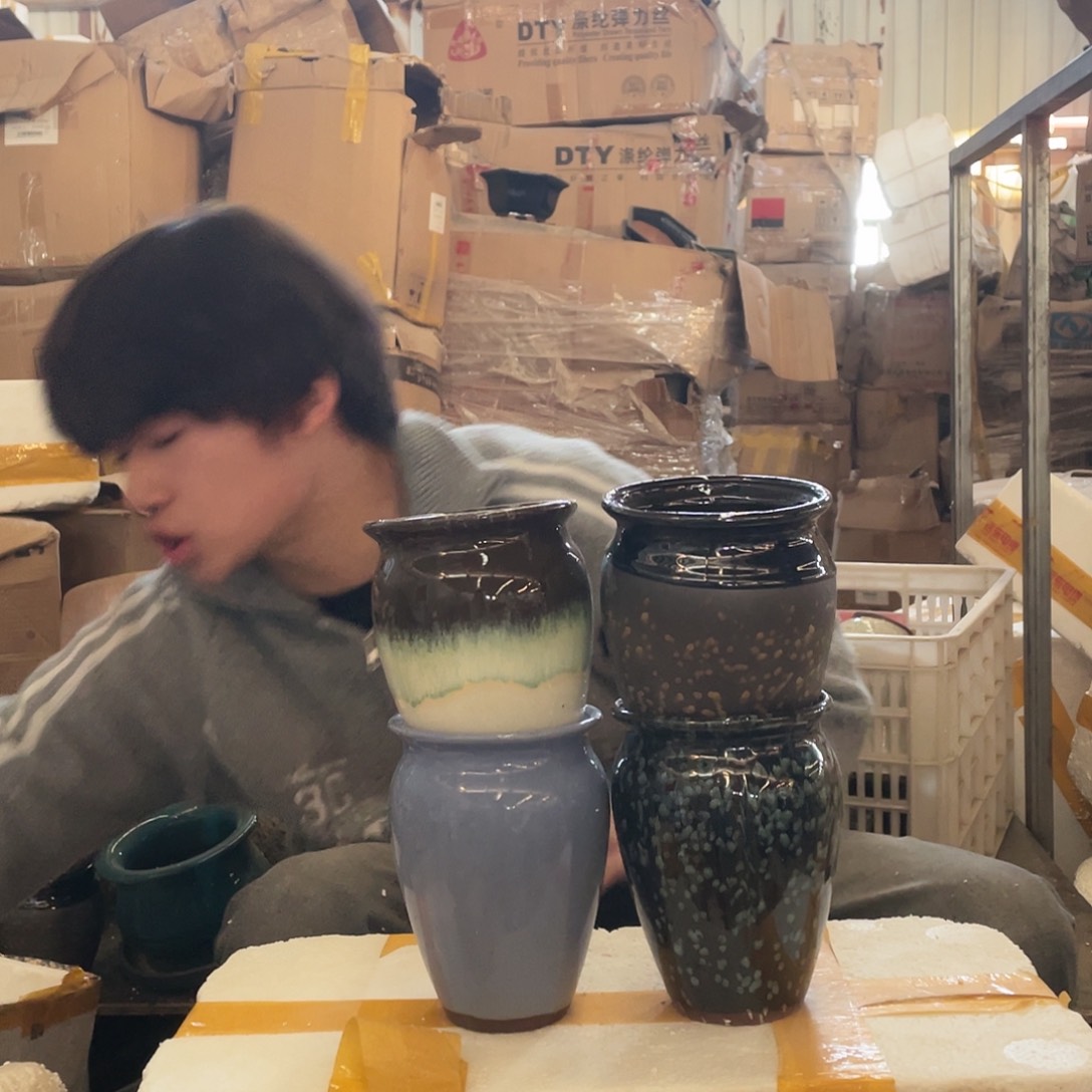 红陶宜兴紫砂花盆