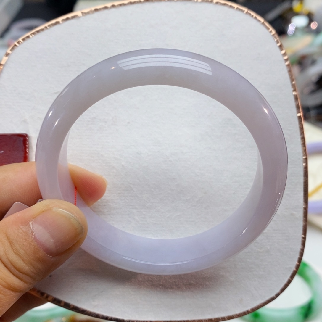 【闪购商品】未镶嵌手镯翡翠紫**波000000009