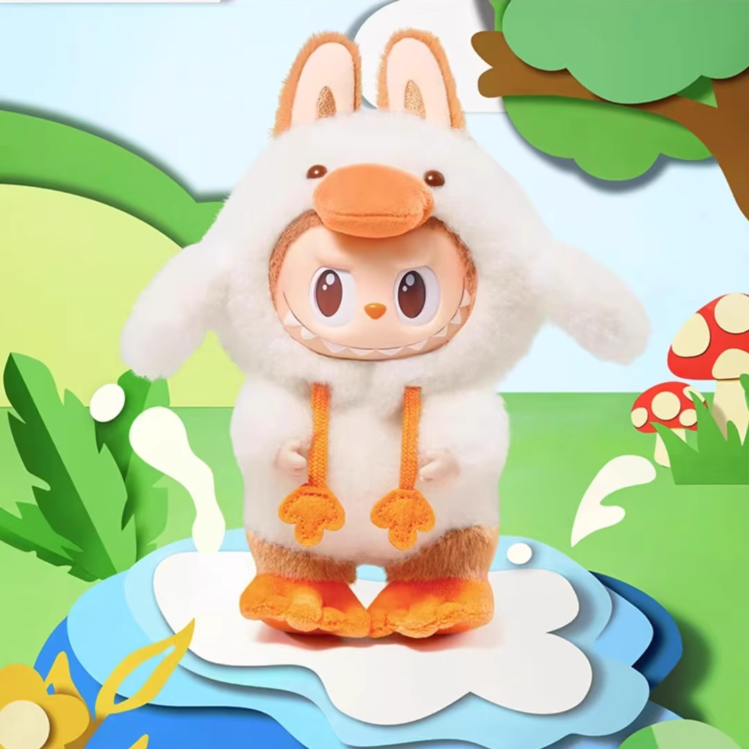 THE MONETERS 森林童话系列搪胶脸毛绒吊卡