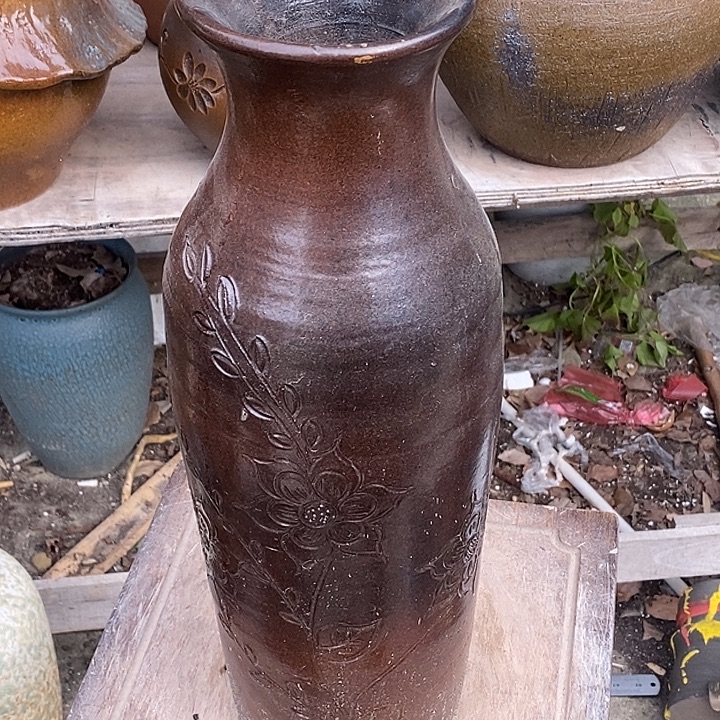 花盆紫砂口11高度43无孔孤处理