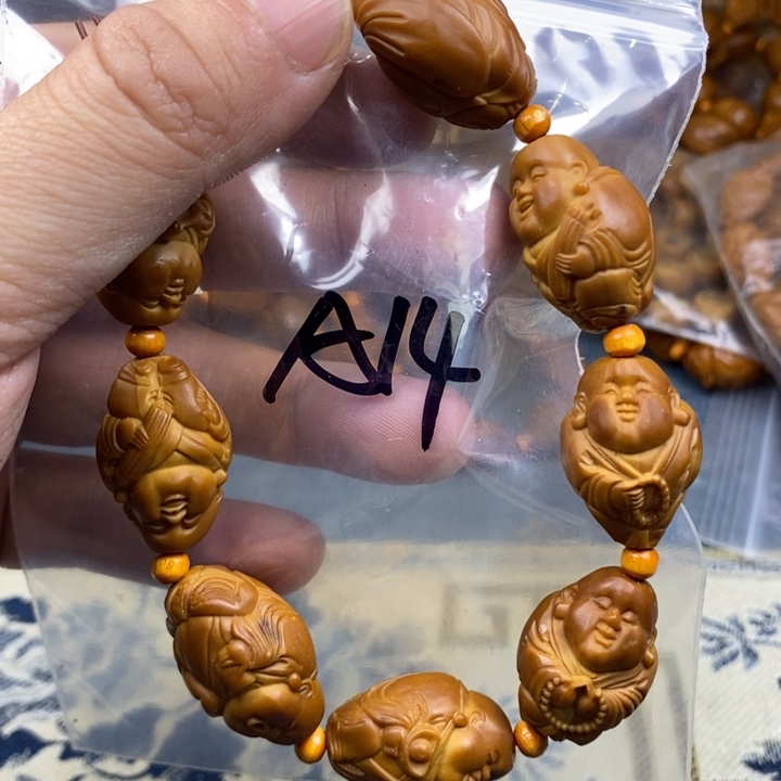 橄榄核手串/手链橄榄核雕工艺手串