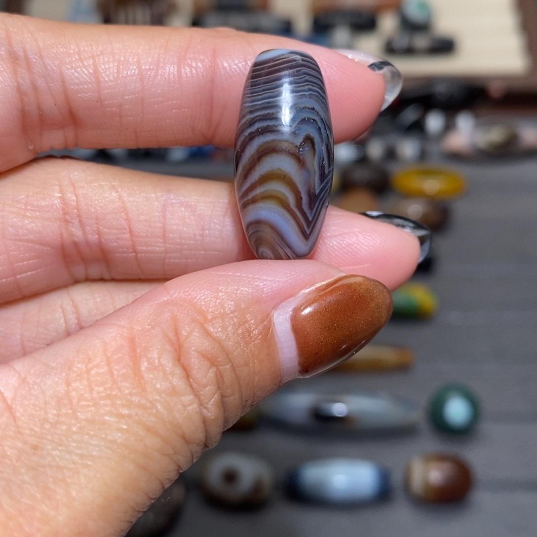 左***叶玛瑙/玉髓合金手链