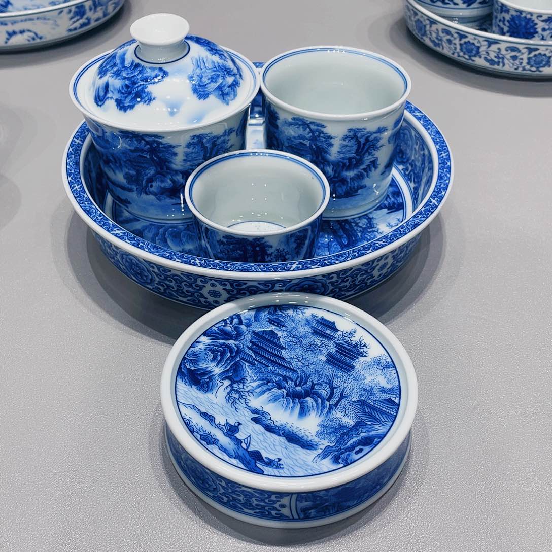 盖碗景德镇陶瓷马克杯