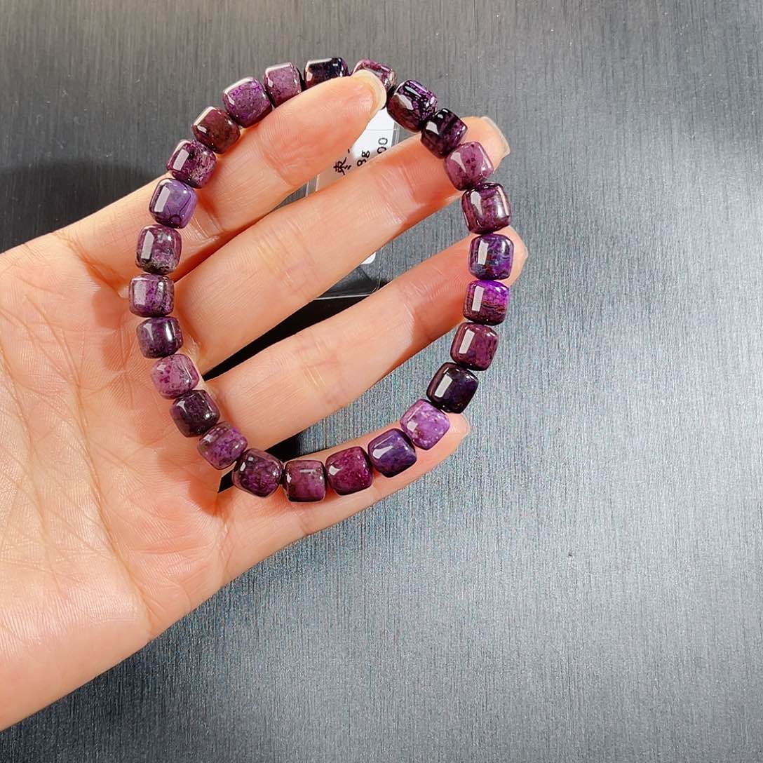 苏纪石（舒俱来）南非舒俱来老矿料手串未镶嵌