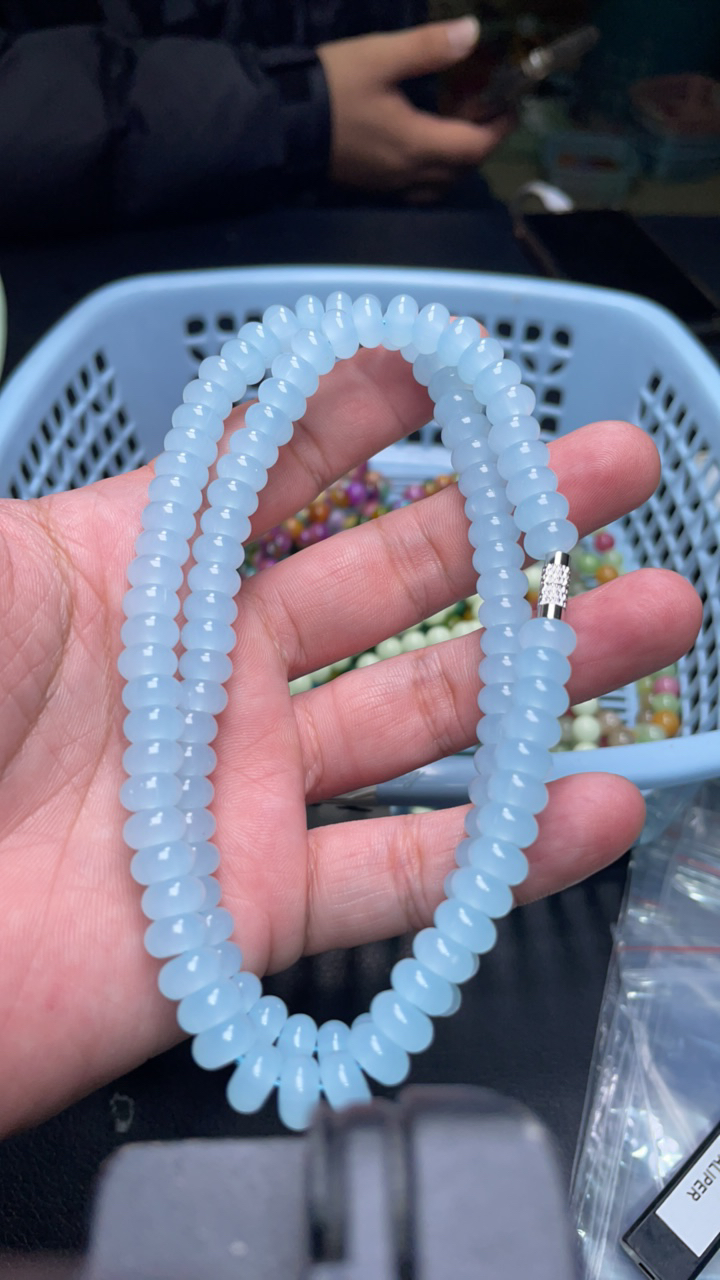 B276  8 且末蓝算盘妈妈链