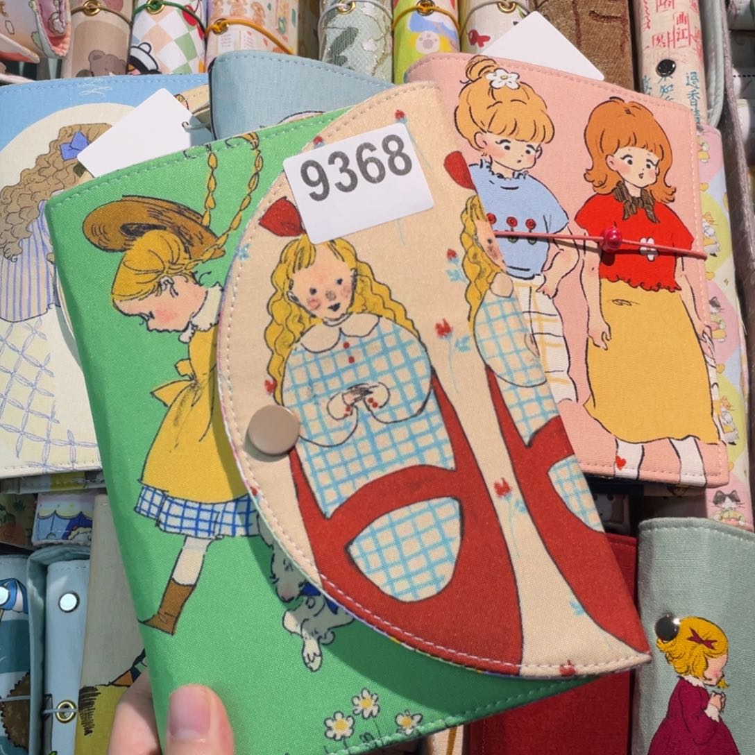 织绣A6活页不送纸9368