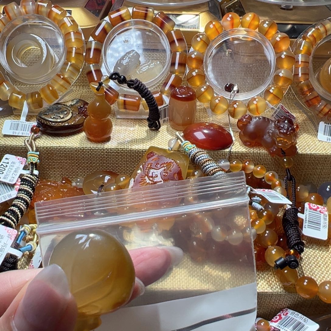 云***子玛瑙/玉髓合金颈饰27