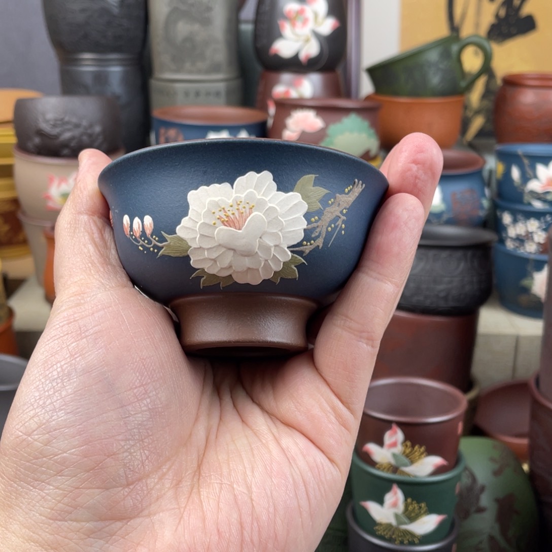 紫砂茶杯紫砂茶杯