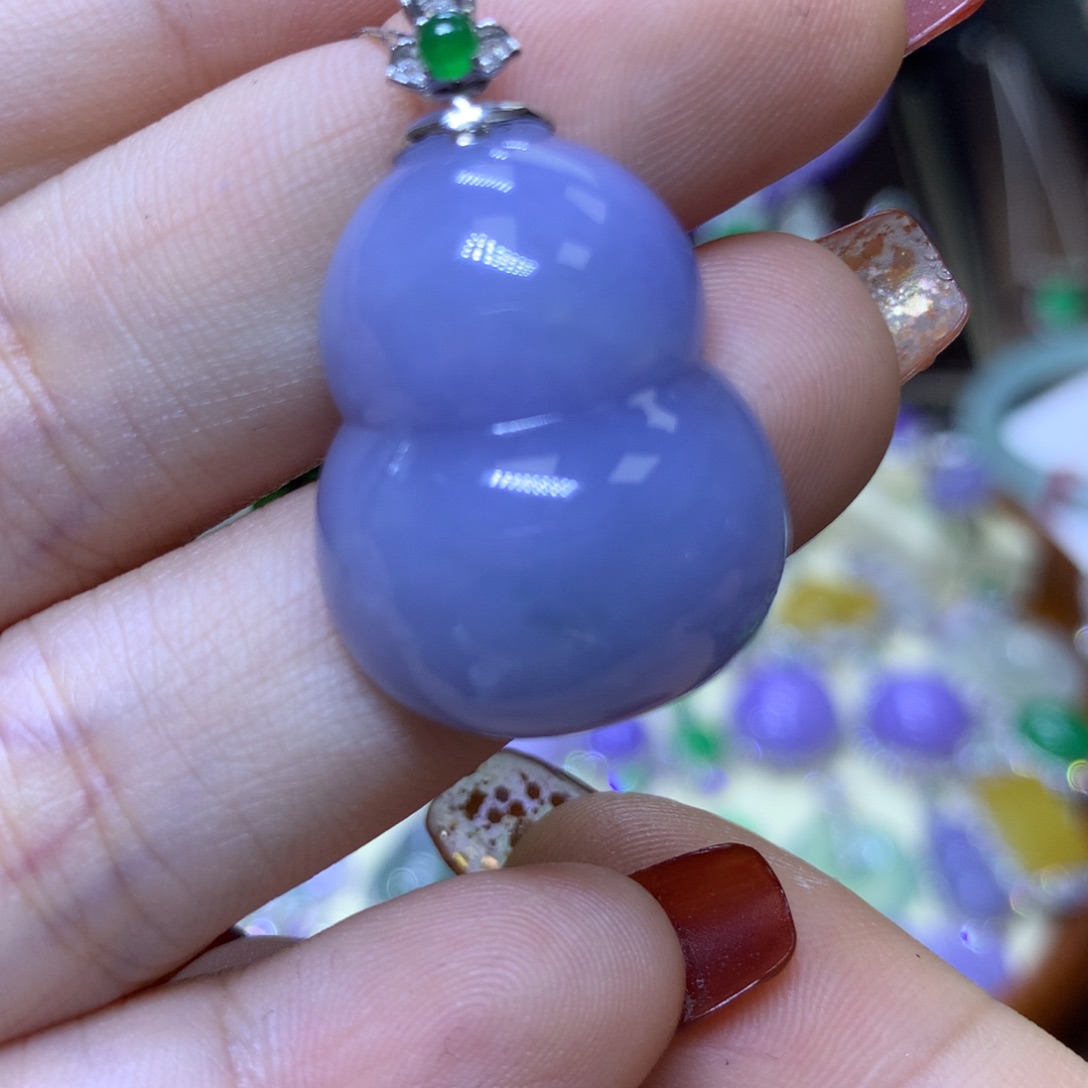 【闪购商品】翡翠颈饰18K金镶嵌翡翠