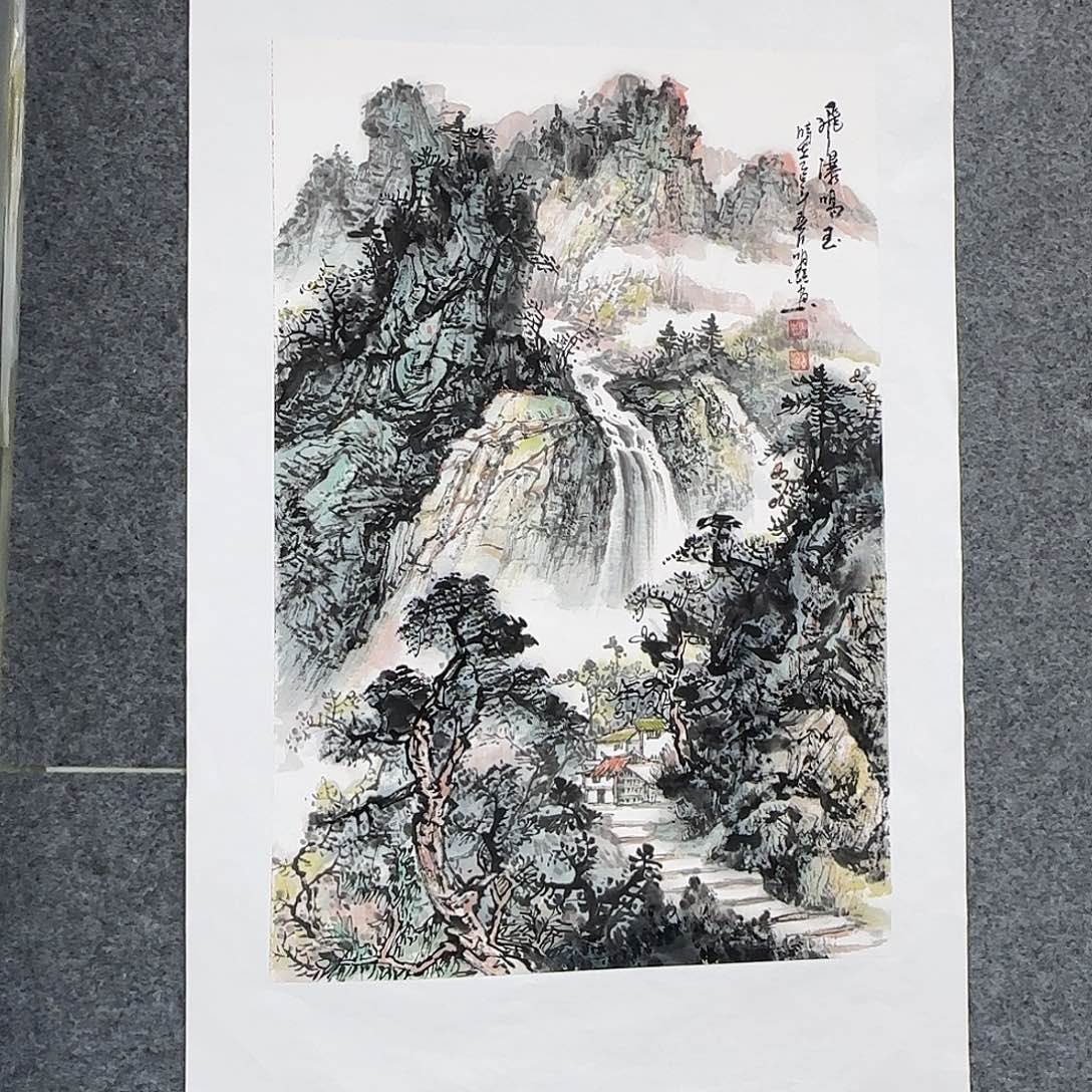 国画68*45纯手绘明锐